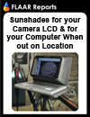 Sunshades for your CAMERA LCD