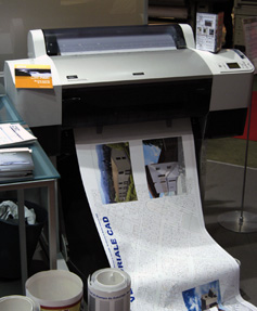 Epson Stylus 7400 Printing some samples