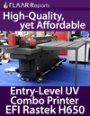EFI Rastek H650 UV printer