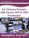 Using Epson DX5 and DX6 printheads at Guangzhou China Sign Expo 2011