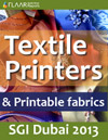 Textile Printers and Printable Fabrics, wide-format inkjet textile printing at SGI Dubai 2013