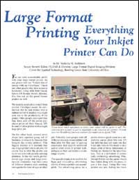large format printing, everything your inkjet printer can do
