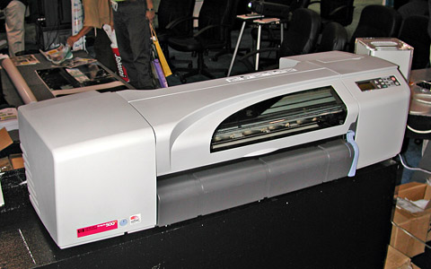 HP DesignJet 500, used printer with water-based ink