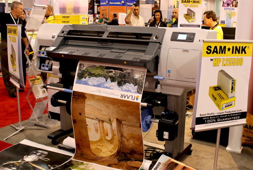 HP Designjet L25500 printer, after-market ink