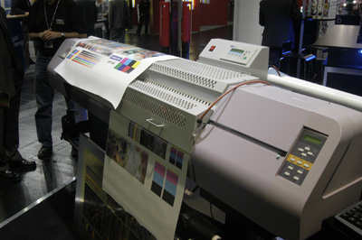Front view of Steadtler Lumocolor printer.