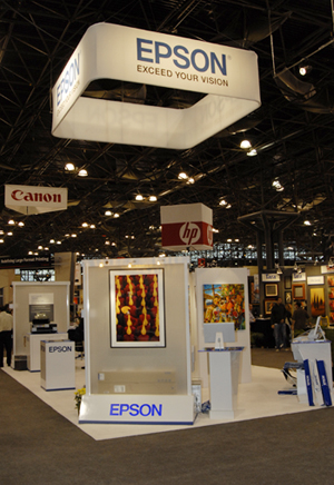 Epson booth ArtExpo