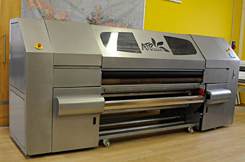 ATPColor DFP series printer at Milano, Italy demo room