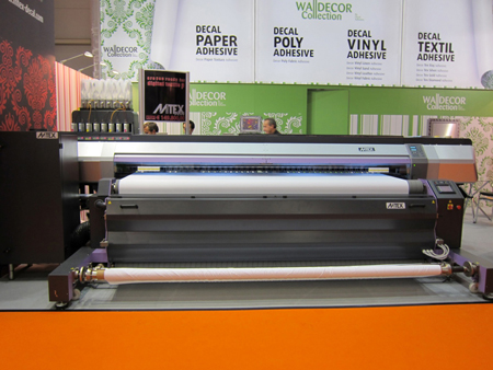 MTEX 3200 textile printer at FESPA Digital, Hamburg 2011