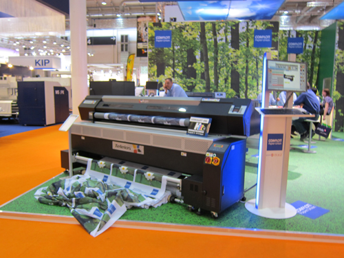 d-Gen Teleios printer at FESPA, Hamburg 2011